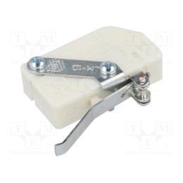 1 pcs x PROMET - LM-1D - Limit switch, flat lever, SPDT, 16A, max.400VAC, max.220VDC, IP40