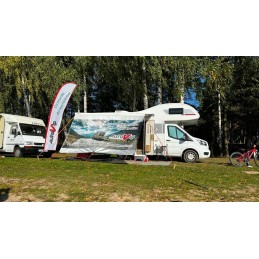 SS70 premium logo awning front wall 2 8m