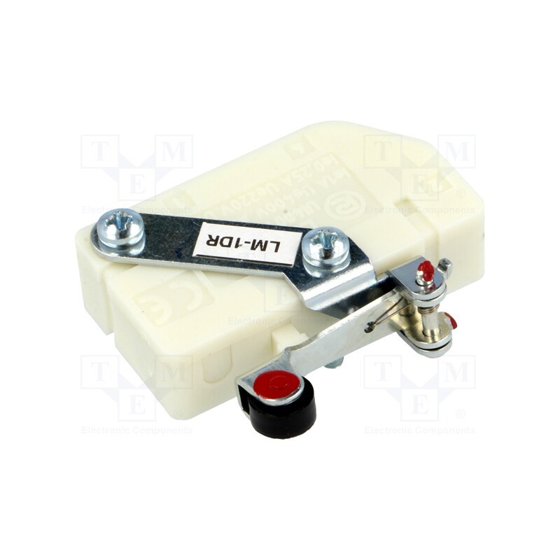 1 pcs x PROMET - LM-1DR - Limit switch, roller lever, SPDT, 16A, max.400VAC, max.220VDC