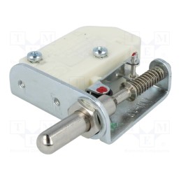 1 pcs x PROMET - LM-1P - Limit switch, plunger, SPDT, 16A, max.400VAC, max.220VDC, IP40