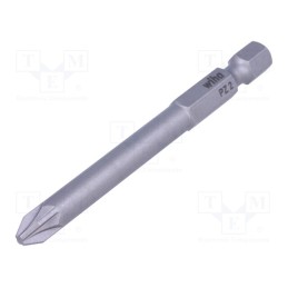 1 pcs x WIHA - 1811 - Screwdriver bit, Pozidriv®, PZ2, Overall len: 70mm, PROFESSIONAL