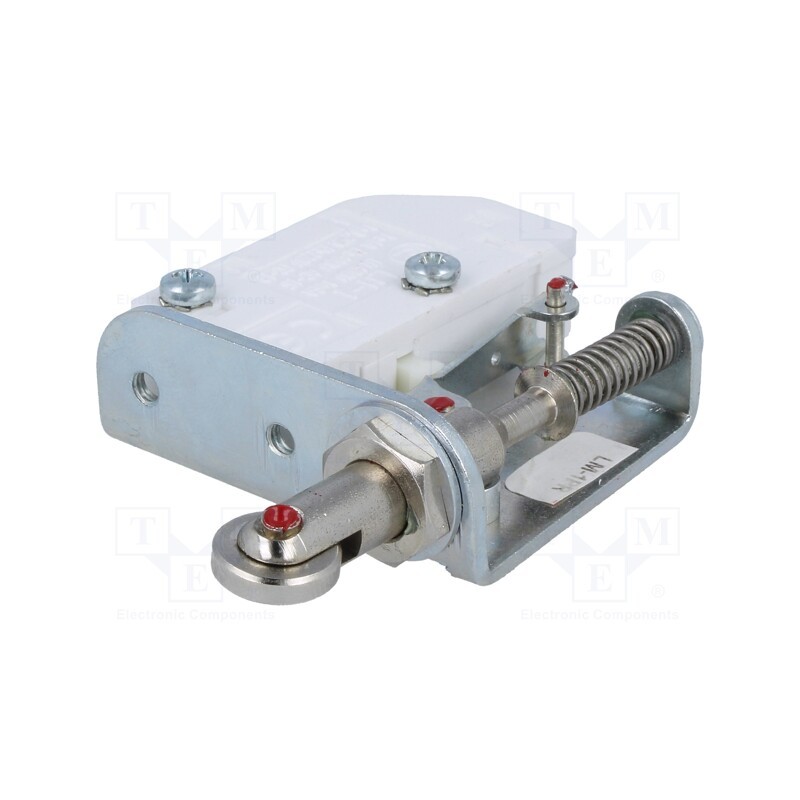1 pcs x PROMET - LM-1PR - Limit switch, metal roller, SPDT, 16A, max.400VAC, max.220VDC