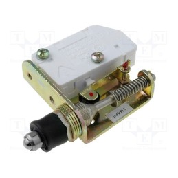 1 pcs x PROMET - LM-1PS - Limit switch, plunger, SPDT, 16A, max.400VAC, max.220VDC, IP40