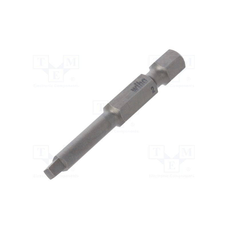 1 pcs x WIHA - 6638 - Screwdriver bit, square, 2, Overall len: 50mm, PROFESSIONAL