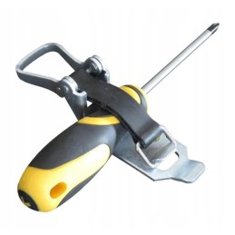 Tool holder, shovel mounting, screwdriver