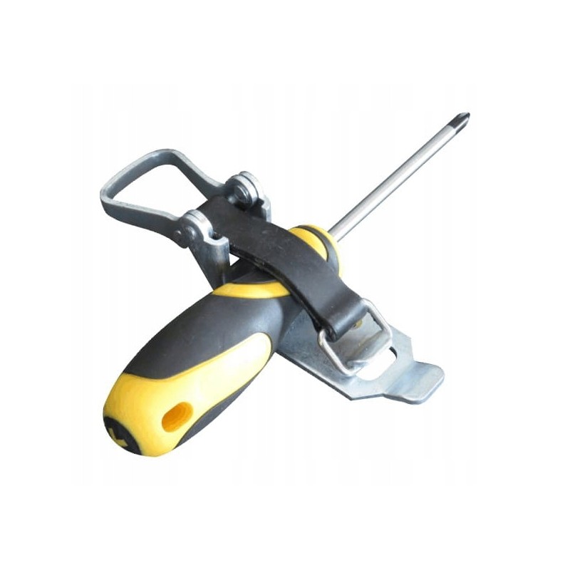 Tool holder, shovel mounting, screwdriver