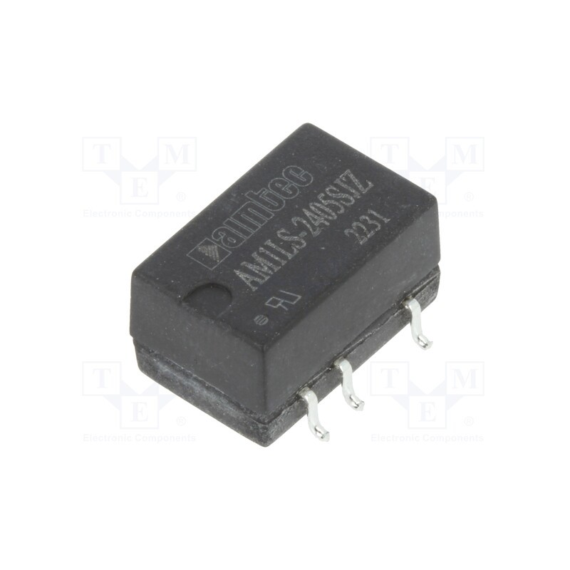 1 pcs x AIMTEC - AM1LS-2405SJZ - Converter: DC/DC, 1W, Uin: 21.6÷26.4V, Uout: 5VDC, Iout: 200mA, SMD