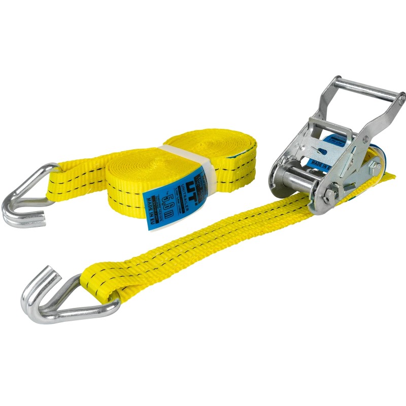 6m tensioning transport belt securing the load