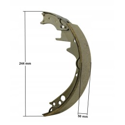 Brake shoe right Toyota Nissan 1 1 8t
