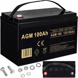 Maintenance-free AGM battery for UPS 12v 100ah
