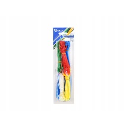 Set of 25 colored nylon cable ties