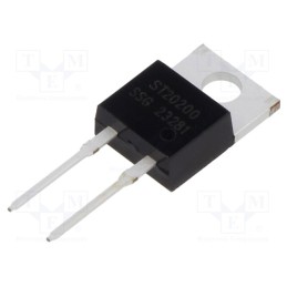 1 pcs x SMC DIODE SOLUTIONS - ST20200 - Diode: Schottky rectifying, THT, 200V, 20A, TO220AC,