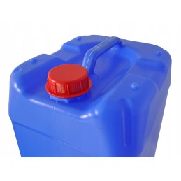 30l canister with a tap, blue tank