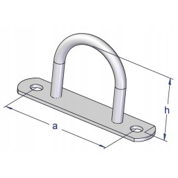 Round grip guide h 30mm tarpaulin 50 pcs