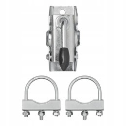 48mm support wheel mounting bracket with clamps