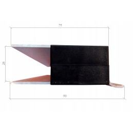 H400 aluminum side vertical lock, plz handles