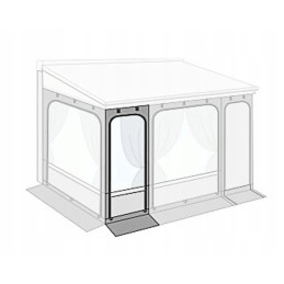 Front panel for awning, front panel 190 fiamma