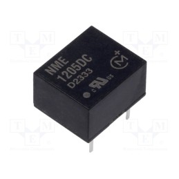 1 pcs x Murata Power Solutions - NME1205DC - Converter: DC/DC, 1W, Uin: 10.8÷13.2V, Uout: 5VDC, Iout: 200mA, DIP