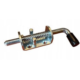 The latch, the bolt lock, the bolt to the sides, on a strong spring