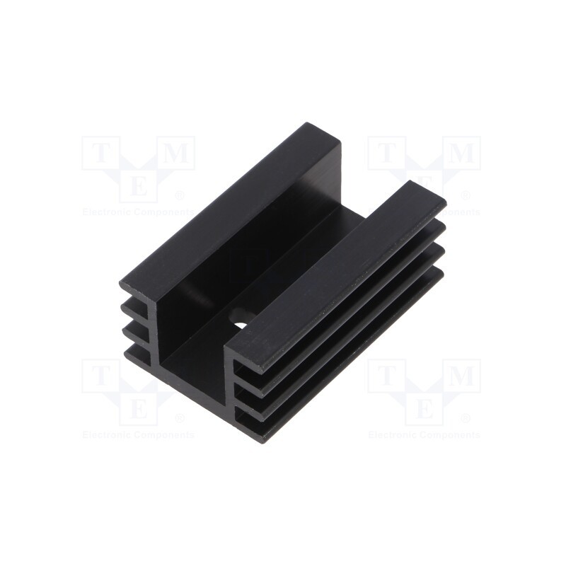 1 pcs x ALUTRONIC - PR24/50/SE - Heatsink: extruded, U, TO220, black, L: 50mm, W: 32mm, H: 20mm, 7K/W