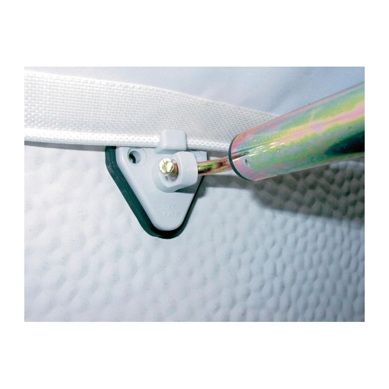 Trailer vestibule hitch, screwless, 3 pcs