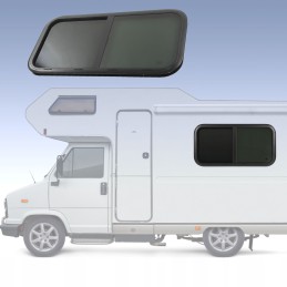 RV sliding window with mesh 900mm 450mm