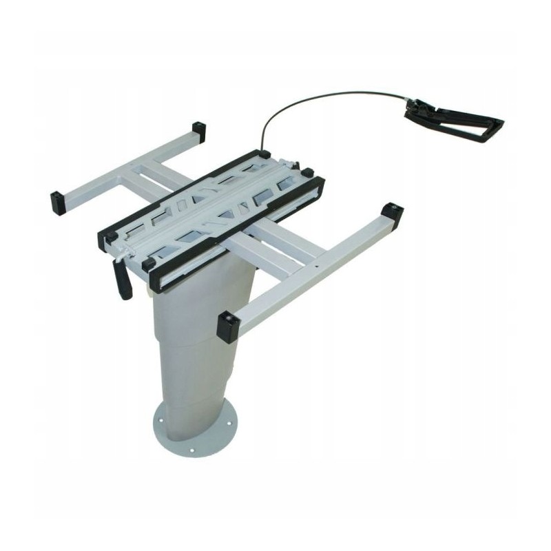 Pneumatic table leg for a hvd fawo van camper