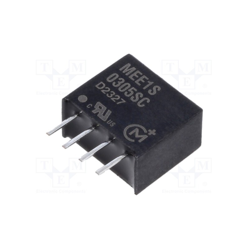 1 pcs x Murata Power Solutions - MEE1S0305SC - Converter: DC/DC, 1W, Uin: 2.97÷3.63V, Uout: 5VDC, Iout: 200mA, SIP