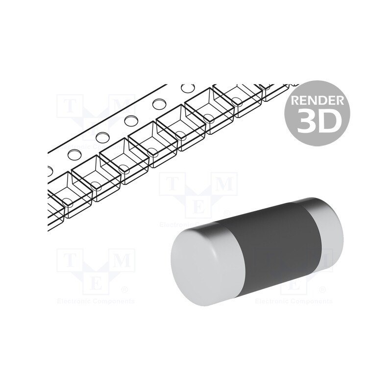 10 pcs x Viking - CSRV0204FTDG0022 - Resistor: metal film, SMD, 0204 MiniMELF, 2.2Ω, 0.4W, ±1%, 50ppm/°C