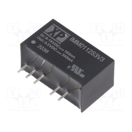1 pcs x XP POWER - IMM0112S3V3 - Converter: DC/DC, 1W, Uin: 9÷18V, Uout: 3.3VDC, Iout: 303mA, SIP7