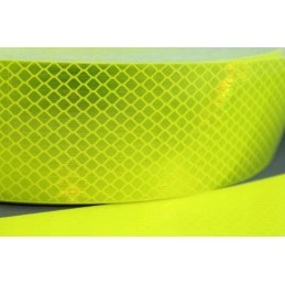 Self-adhesive reflective tape, neon yellow, 5 m