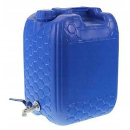 Water bank canister with tap, 20 liters