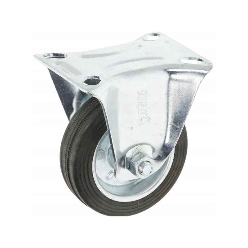 Steel-rubber metal wheel 75mm gopart
