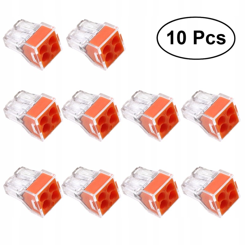 10pcs wire connectors 4 way electrical connector