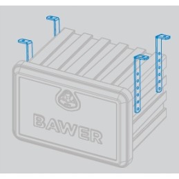 Mounting bracket lago bawer box support set