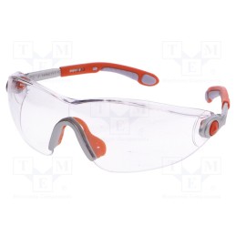 1 pcs x DELTA PLUS - VULC2ORIN - Safety spectacles, Lens: transparent, Classes: 1