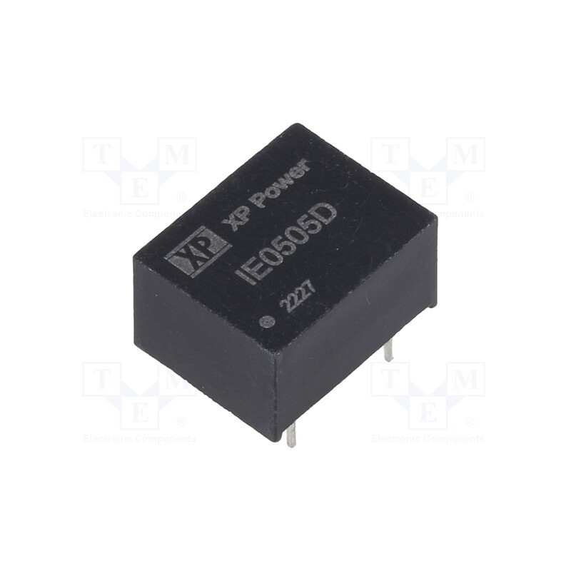 1 pcs x XP POWER - IE0505D - Converter: DC/DC, 1W, Uin: 5V, Uout: 5VDC, Iout: 200mA, DIP, 150kHz