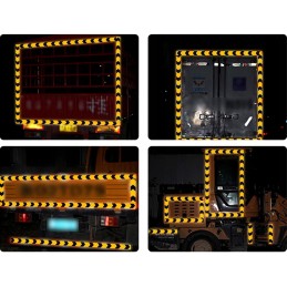 Self-adhesive reflective tape, orange, 5 m