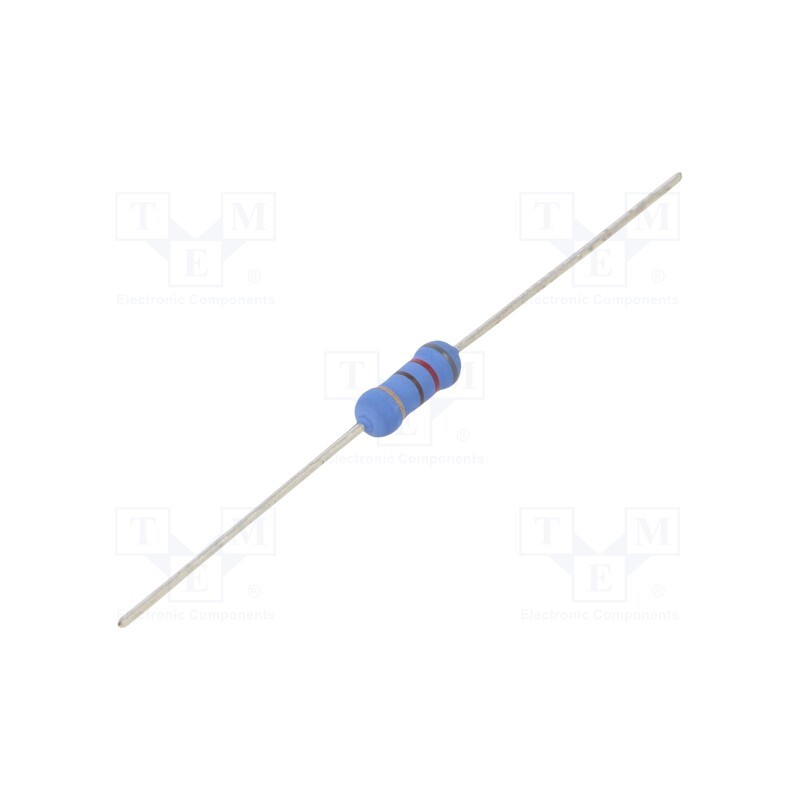 10 pcs x TE Connectivity - 4-1625886-2 - Resistor: metal oxide, 820Ω, 1W, ±5%, Ø3.5x10mm, -55÷155°C