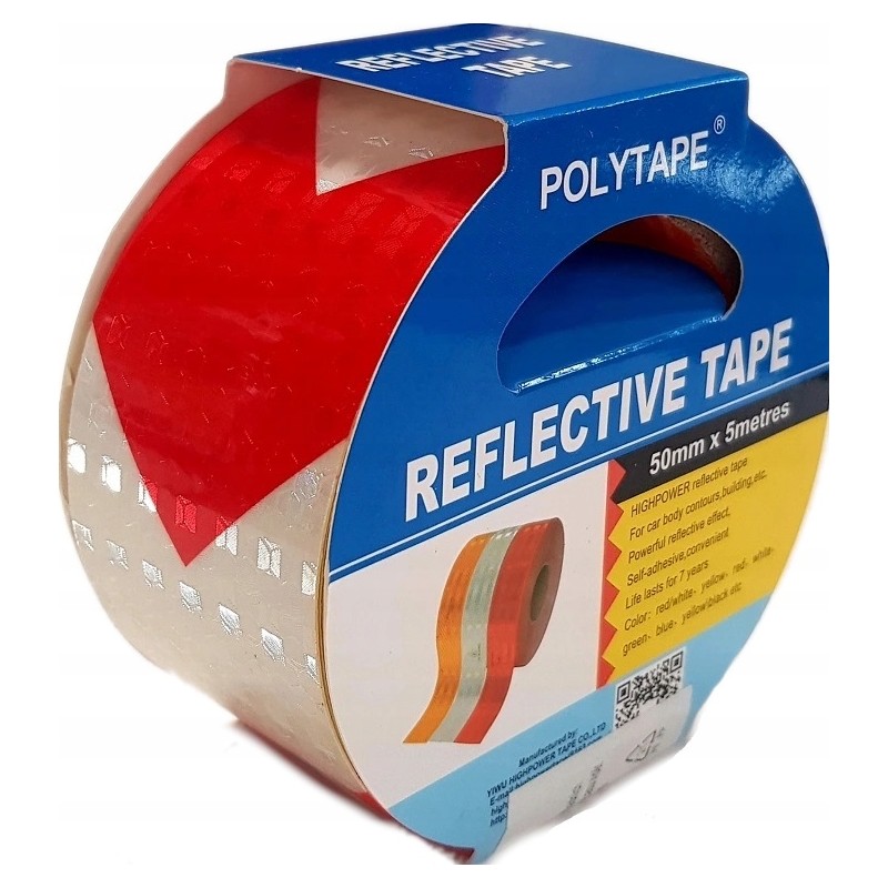 Self-adhesive reflective warning tape 5 m