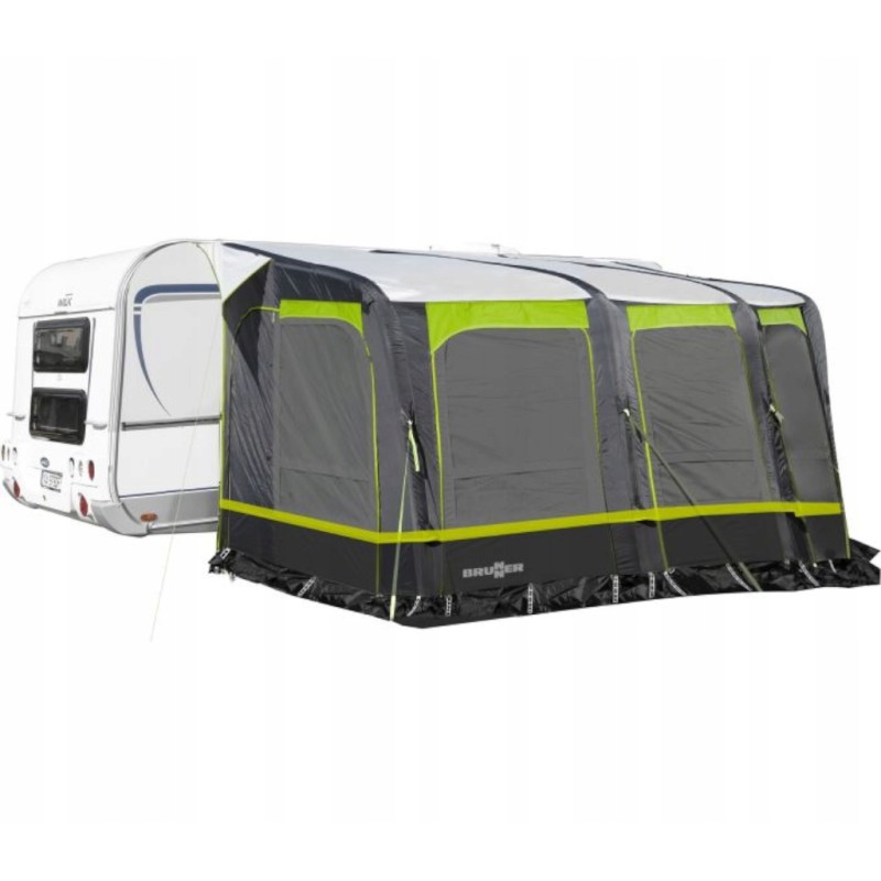 Inflatable prairie trailer tent