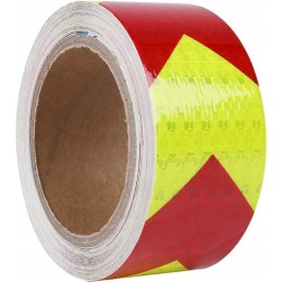 Self-adhesive reflective tape, yellow and red, 5 m