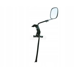 Mirror attachment strap for towing on the fender