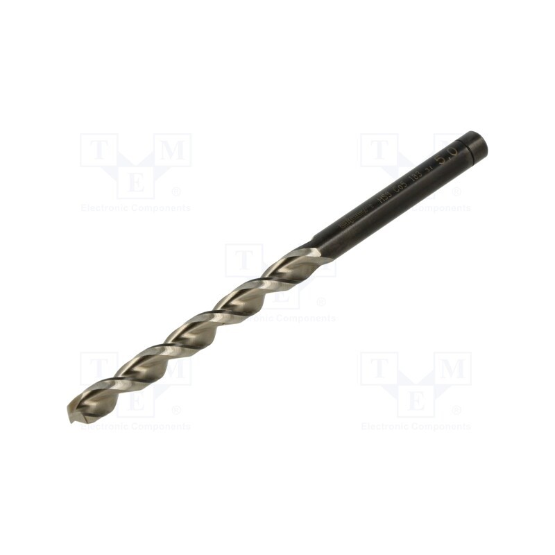 1 pcs x ALPEN-MAYKESTAG - 18300500100 - Drill bit, for metal, Ø: 5mm, L: 86mm, Working part len: 52mm