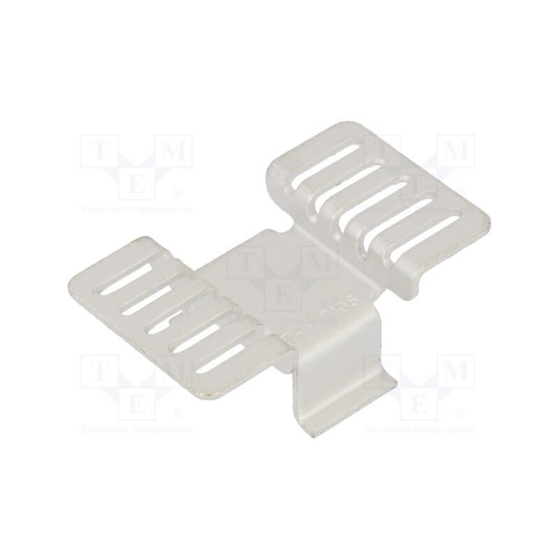 1 pcs x BOYD CORP - 7106DG/TR - Heatsink: die-cut, U, TO263, L: 14.99mm, W: 9.52mm, H: 25.91mm, copper
