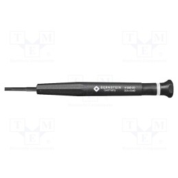 1 pcs x BERNSTEIN - 4-380-20 - Screwdriver, slot, precision, 2,0x0,4mm, Blade length: 17mm