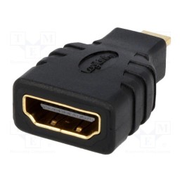 1 pcs x LOGILINK - AH0010 - Adapter, HDMI socket,micro HDMI plug, black