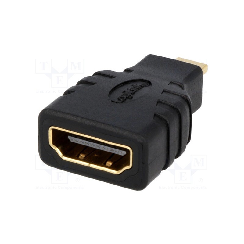 1 pcs x LOGILINK - AH0010 - Adapter, HDMI socket,micro HDMI plug, black