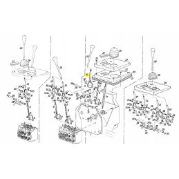 Linde control stick lever 0009025189