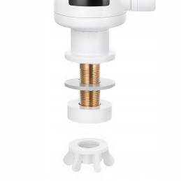 Electric water heater bathroom faucet camping 3000w LCD white